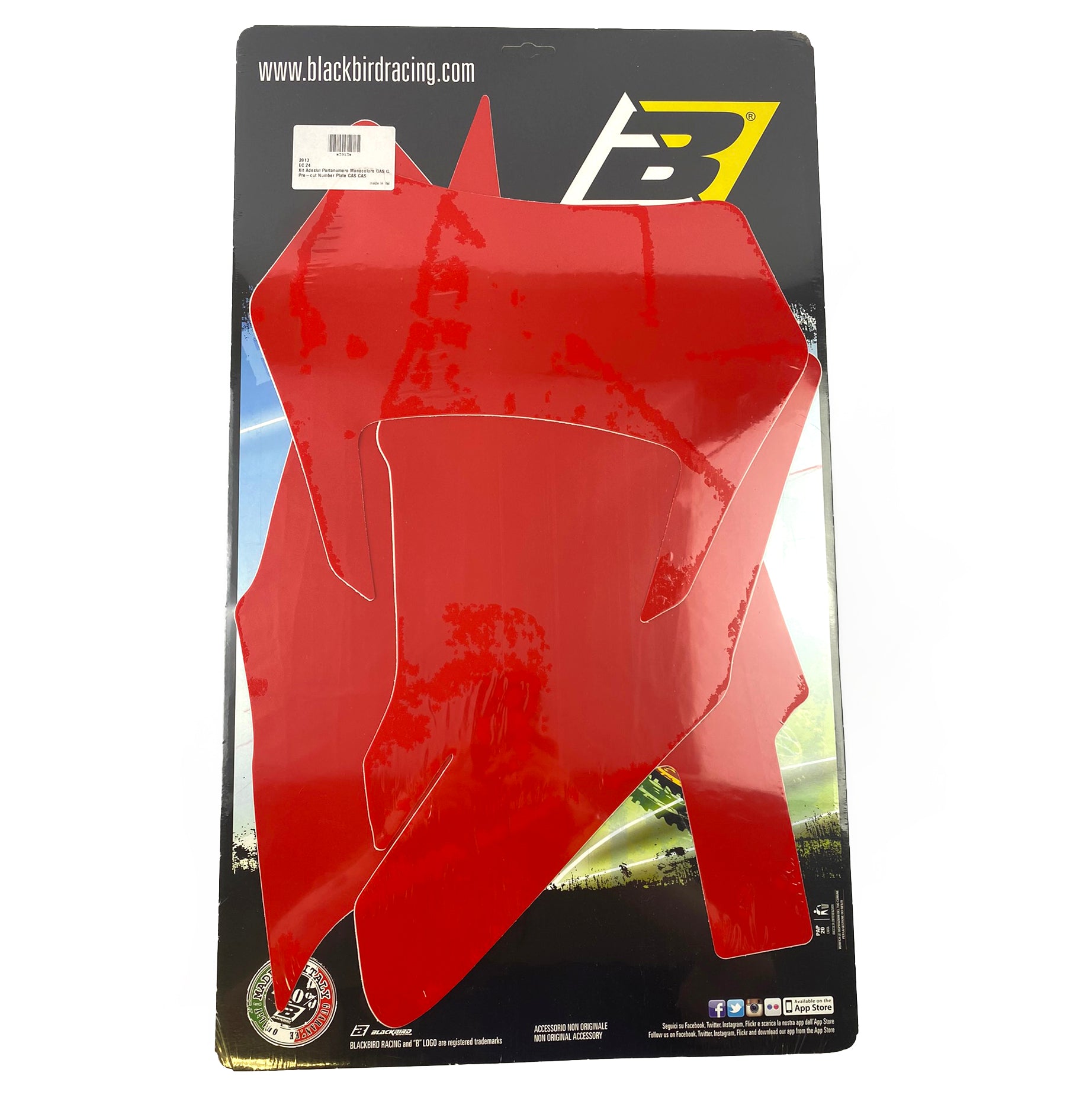 GASGAS EC 24-25 PRE CUT BACKGROUNDS, BLACKBIRD 3913/60 RED NUMBER BOARDS