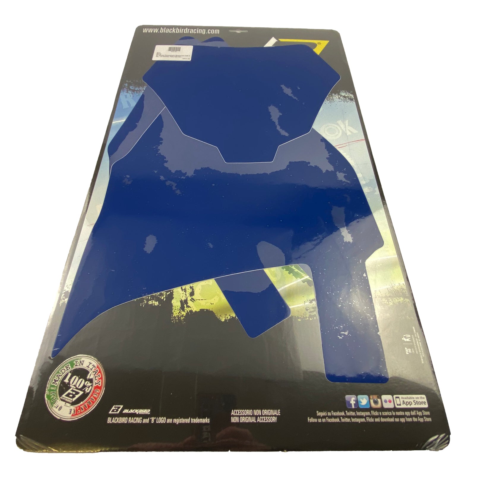 GASGAS MC 24-25 PRE CUT BACKGROUNDS, BLACKBIRD 3912/70 BLUE NUMBER BOARDS