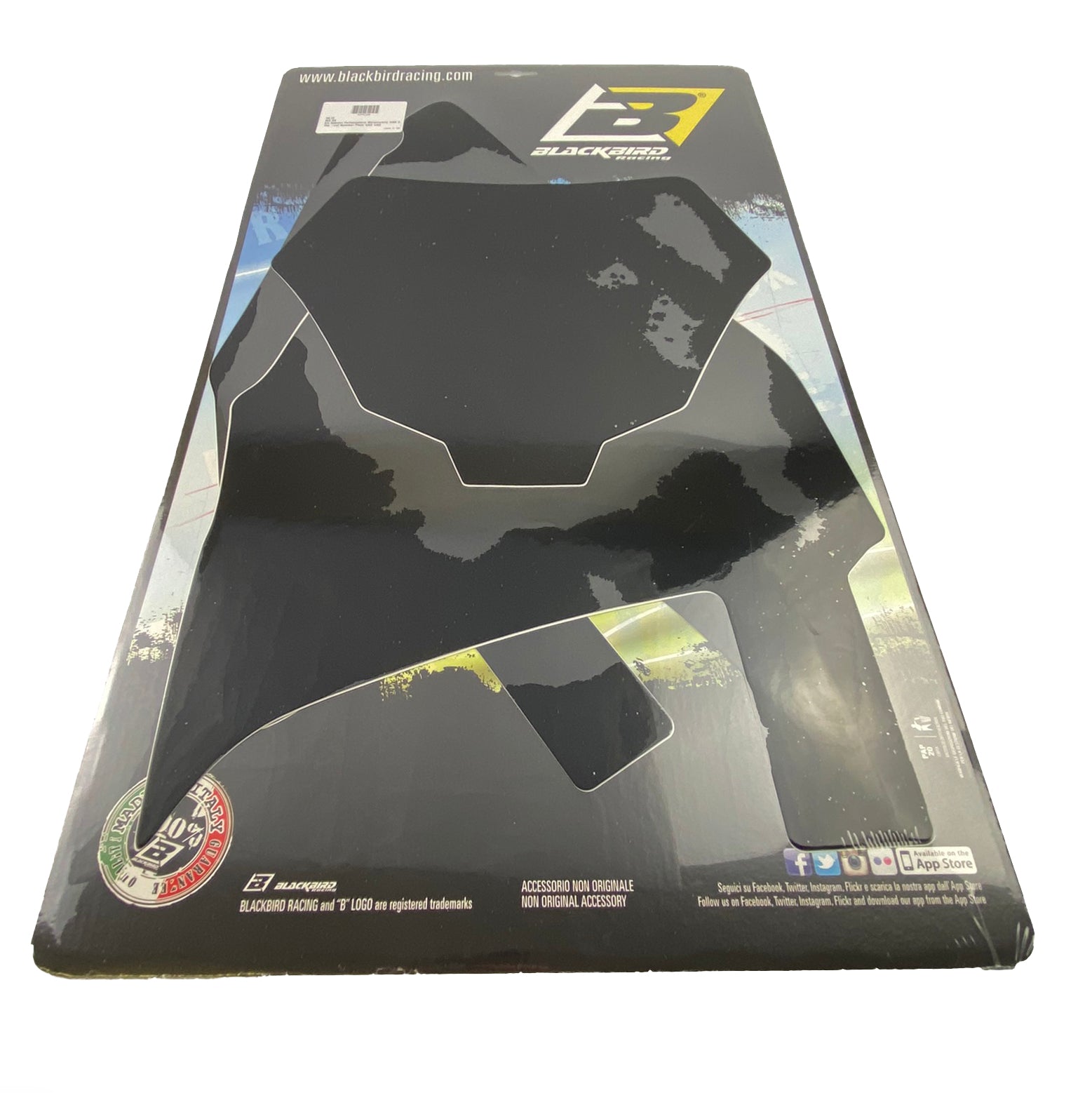 GASGAS MC 24-25 PRE CUT BACKGROUNDS, BLACKBIRD 3912/20 BLACK NUMBER BOARDS
