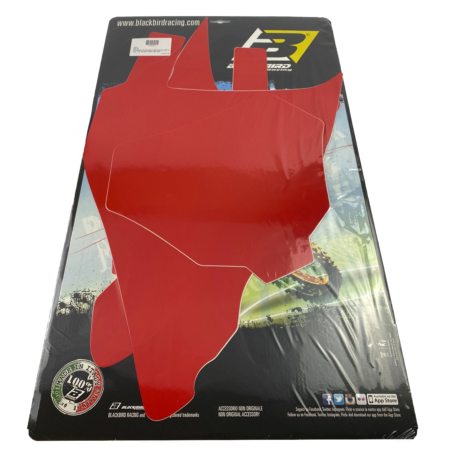 GASGAS MC 24-25 PRE CUT BACKGROUNDS, BLACKBIRD 3912/60 RED NUMBER BOARDS