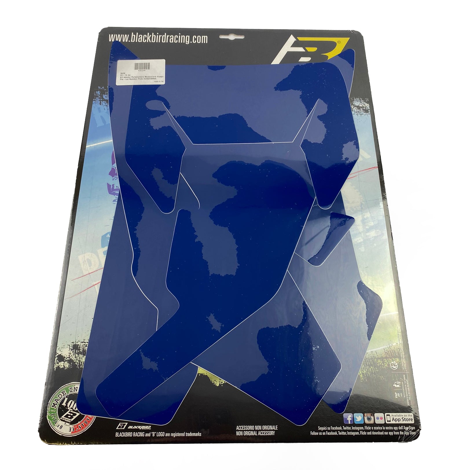 24-25 TE/FE HUSQVARNA, BLUE BACKGROUNDS, BLACKBIRD 3629/70 BLUE