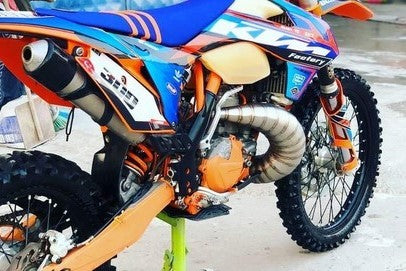 Tubo de escape de par de fábrica Motoes