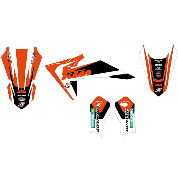 24-25 KTM SX 65 DREAM 4 DECALS, BLACKBIRD 2550N