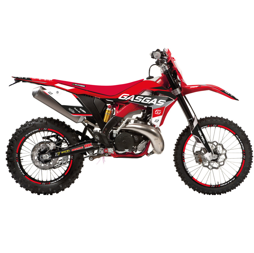 12-17 EC/ECF GAS GAS DREAM 5 CHROME, BLACKBIRD DECAL KIT 2906ABCRO