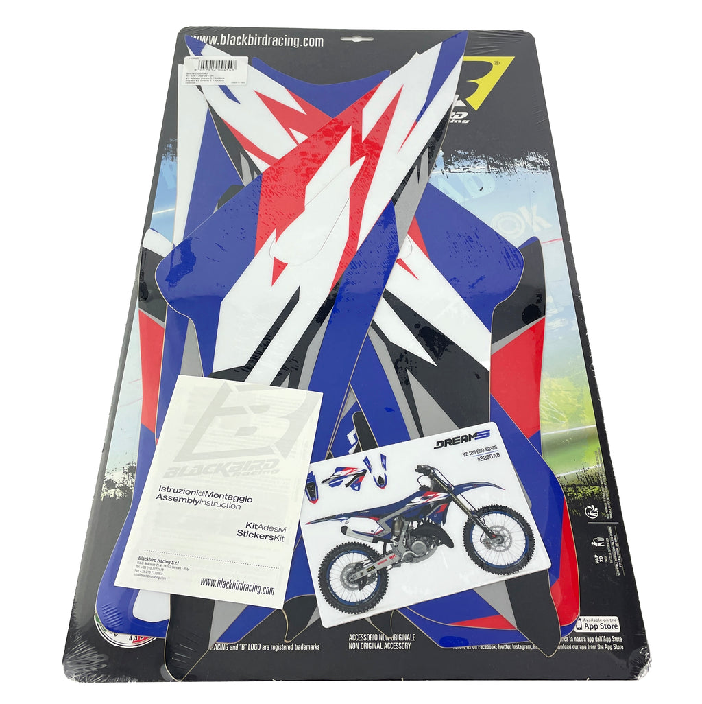 22-25 YZ125/250 DREAM 5 DECALS, BLACKBIRD 2250AB