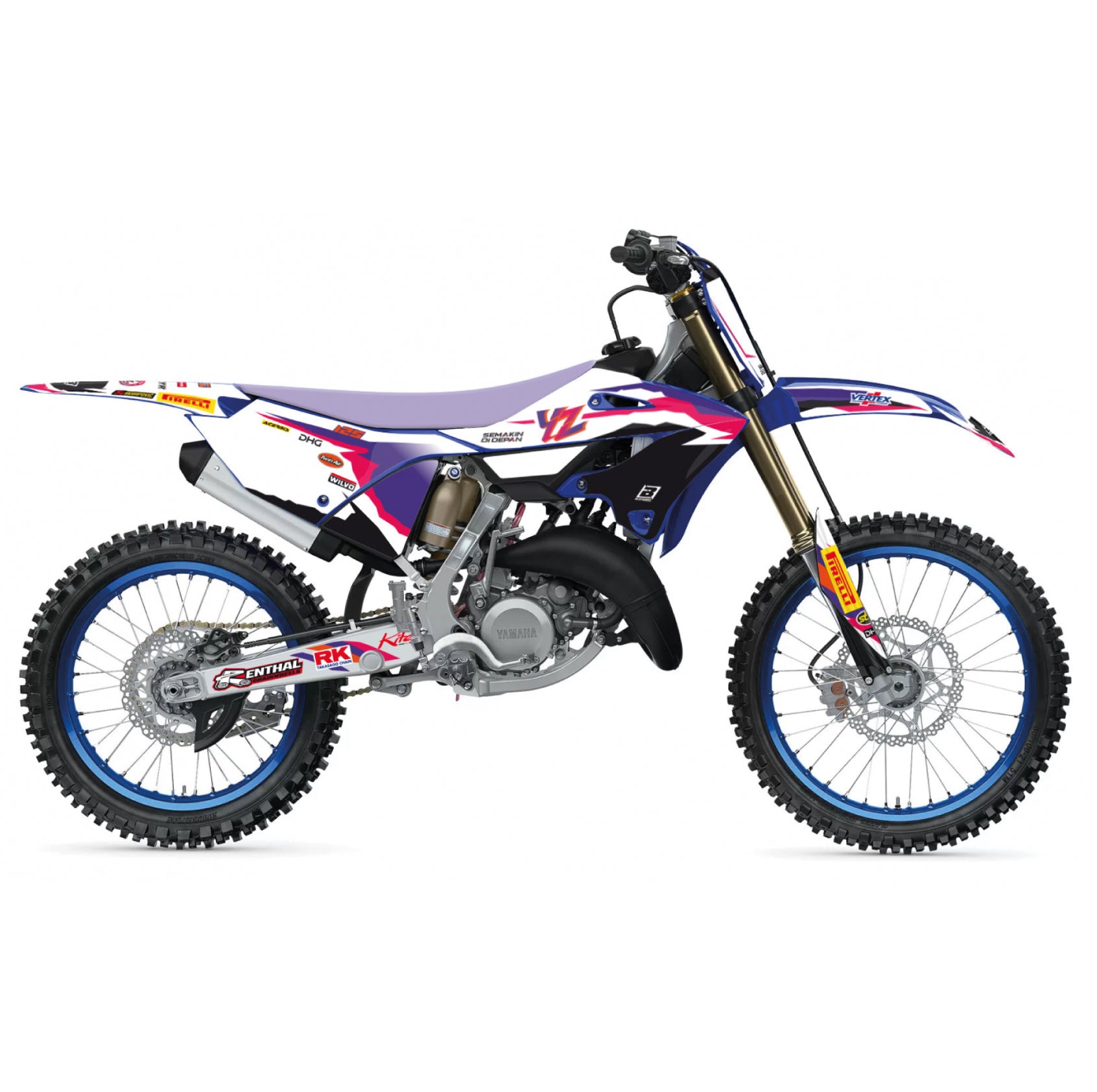YZ125/250 REPLICA YAMAHA FACTORY, BLACKBIRD 2250R11/01 2022-25 GRAPHIC KIT
