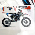 21-24 XX/XE FANTIC DREAM 4 GRAPHICS, BLACKBIRD 2F00N DECAL KIT