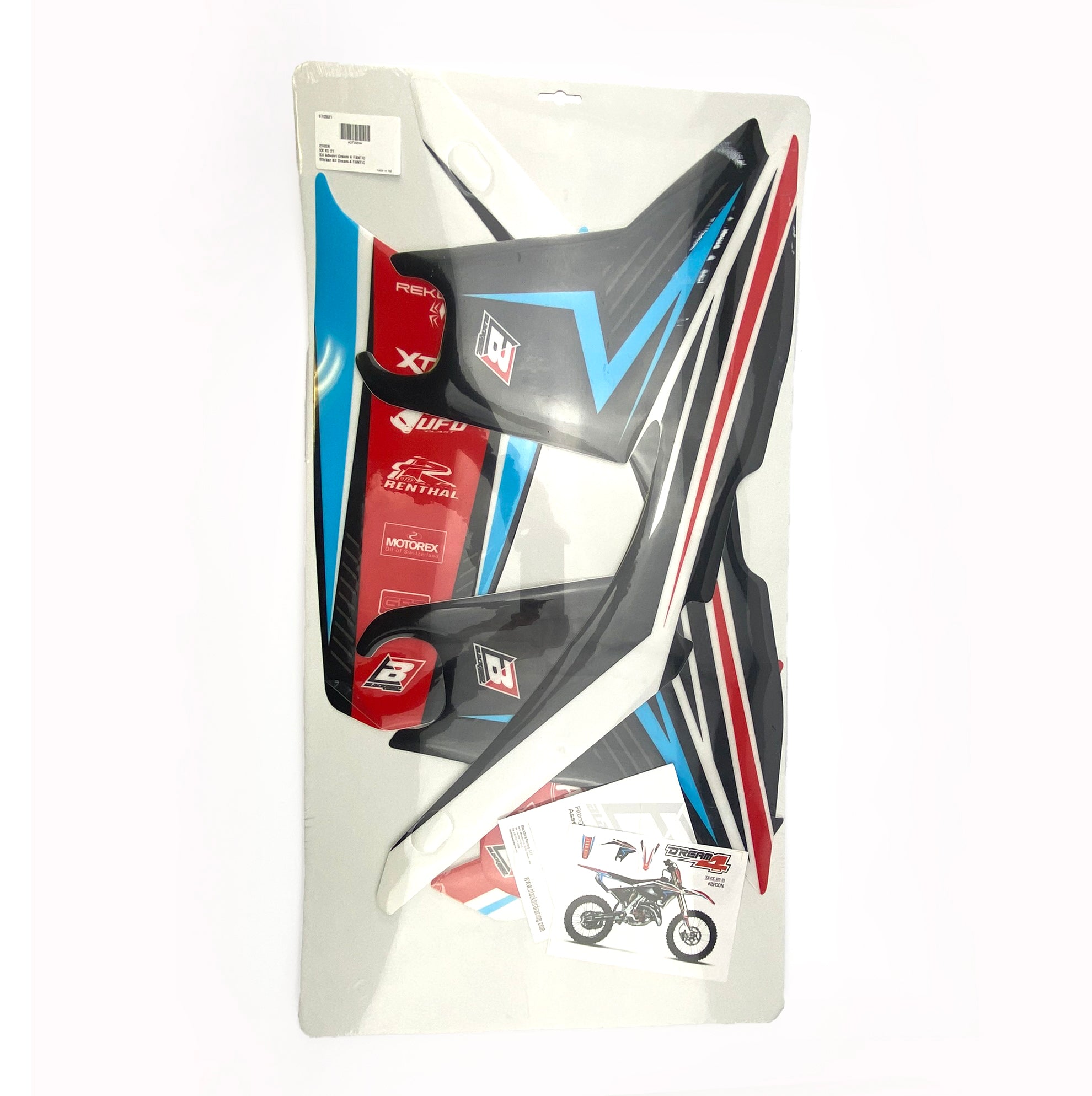 21-24 XX/XE FANTIC DREAM 4 GRAPHICS, BLACKBIRD 2F00N DECAL KIT
