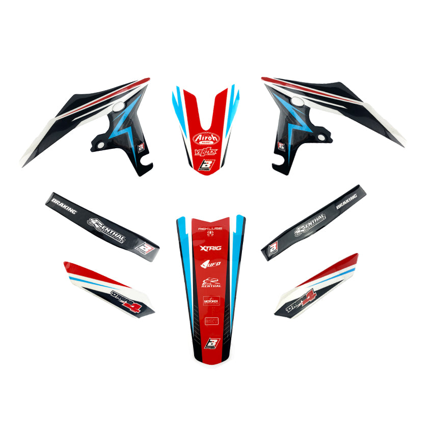 2022-25 XXF/XEF FANTIC DREAM 4 GRAPHICS, BLACKBIRD 2F02N DECAL KIT
