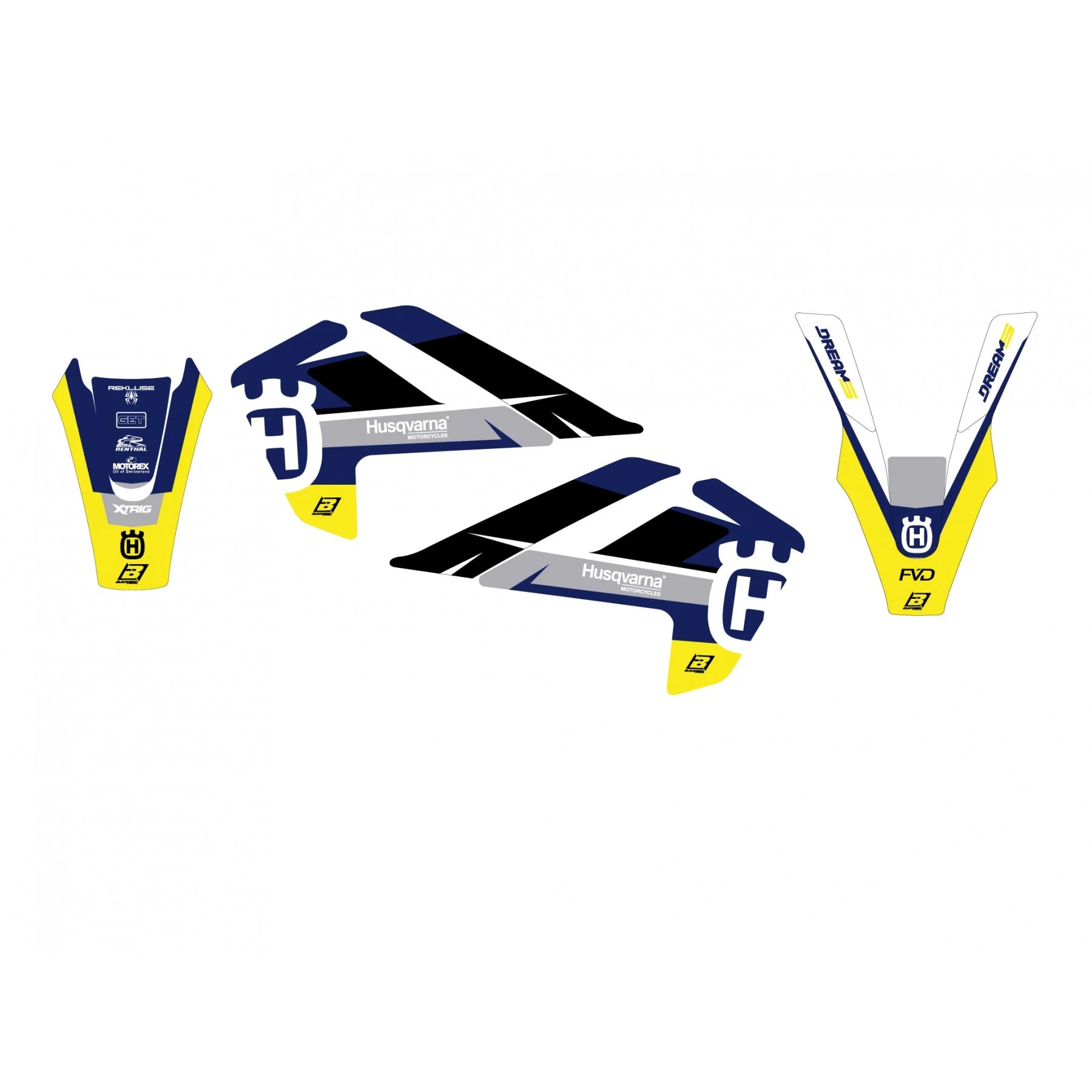 2025 HUSQVARNA TC 85 DREAM 5 CHROME EFX GRAPHICS, BLACKBIRD 2617ABCRO