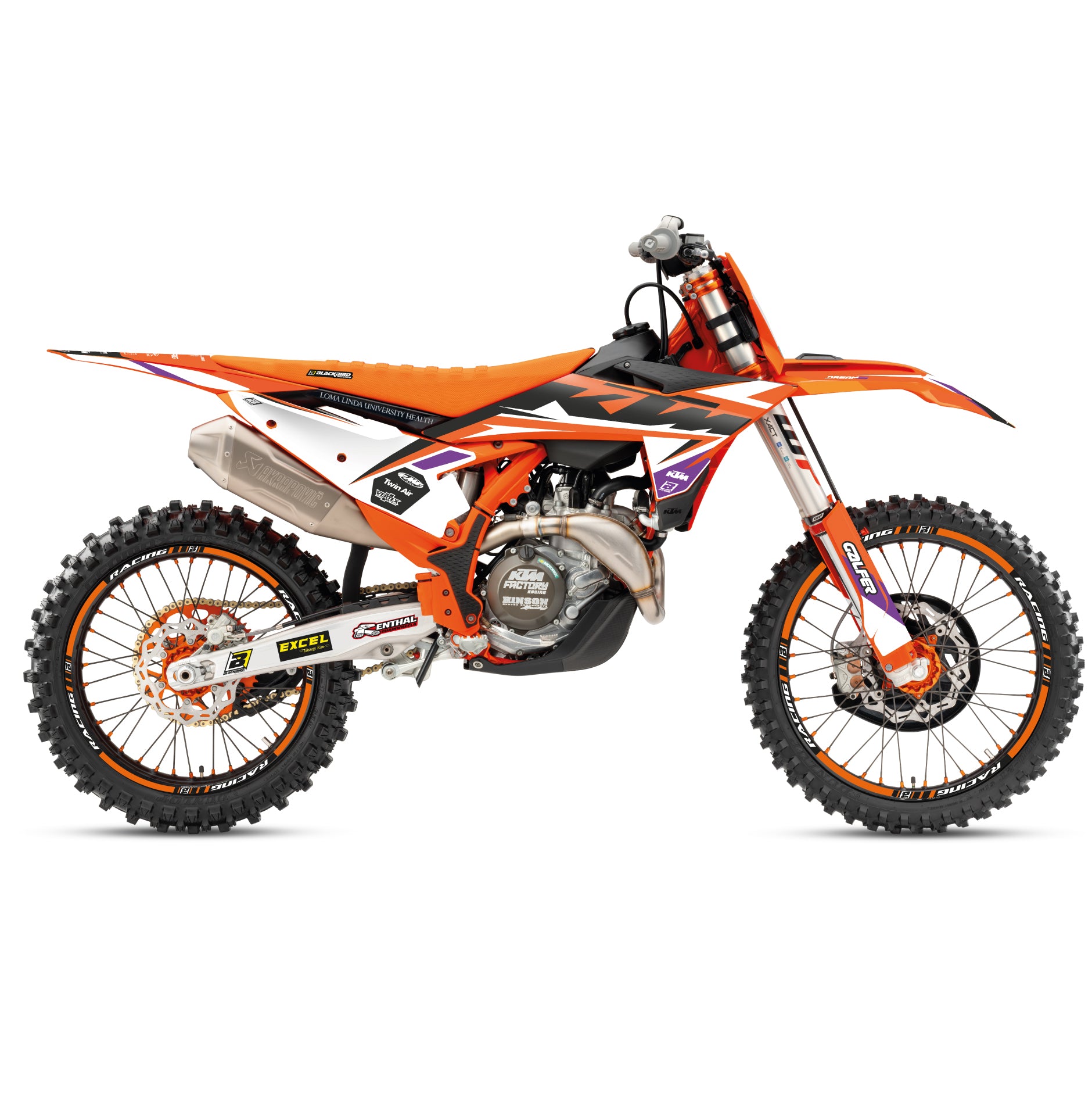 25-26 KTM SX/SXF DREAM 5 BLACKBIRD DECAL KIT, 2552AB
