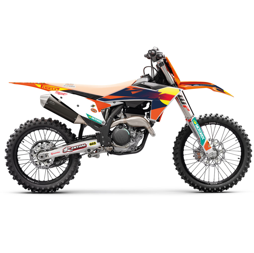 23-24 SX/SXF 24-25 EXC, KTM FACTORY BLACKBIRD DECAL KIT, 2548R23