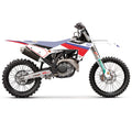 23-24 SX/SXF 24-25 EXC, KTM RETRO RED AND BLUE BLACKBIRD DECAL KIT, 2548AA/01