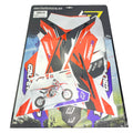 24-25 KTM SX 50 DREAM 5 CHROME DECALS, BLACKBIRD 2549ABCRO