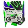 250 21-24, 450 19-23 KXF DREAM 5 CHROME EFX GRAPHICS, BLACKBIRD 2425ABCRO