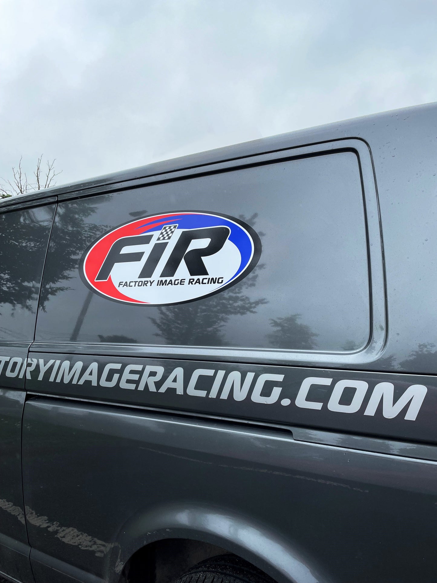 FACTORY IMAGE RACING (FIR) LAMINATED VAN STICKER 760mm x 330mm