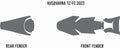 2023-25 TC/FC HUSKY ANTI-MUD FOAM SET, TWIN AIR 177767505