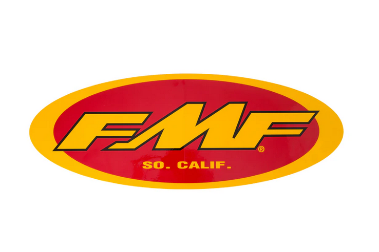 Oval Trailer Exhaust Sticker 34.75 Inch Universal - FMF 011320