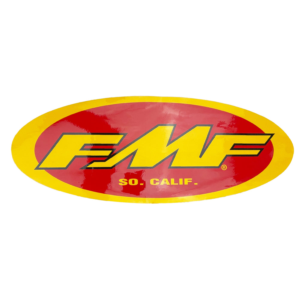 23-Inch Oval Exhaust Sticker - FMF 010594