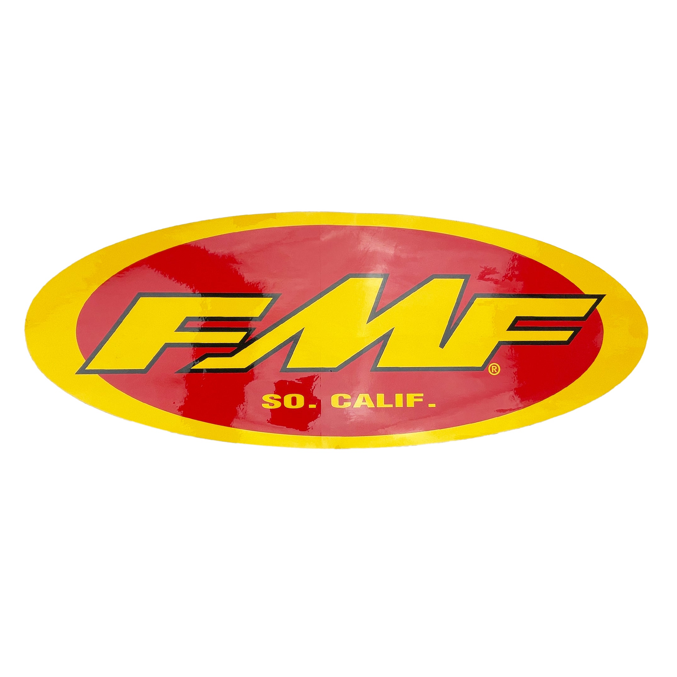 23-Inch Oval Exhaust Sticker - FMF 010594