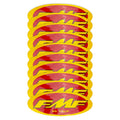 23-Inch Oval Exhaust Sticker Pack of 10 - FMF 012495
