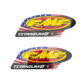 END OF LINE Ti2 Exhaust Silencer Patriotic Decal Pair - FMF 012786