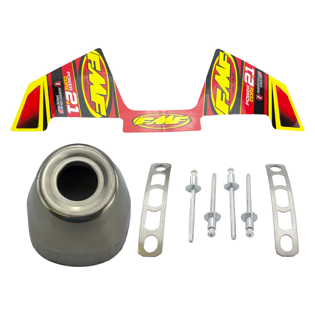 Powercore 2.1 Exhaust Silencer End Cap 1.145 Stainless - FMF 020520