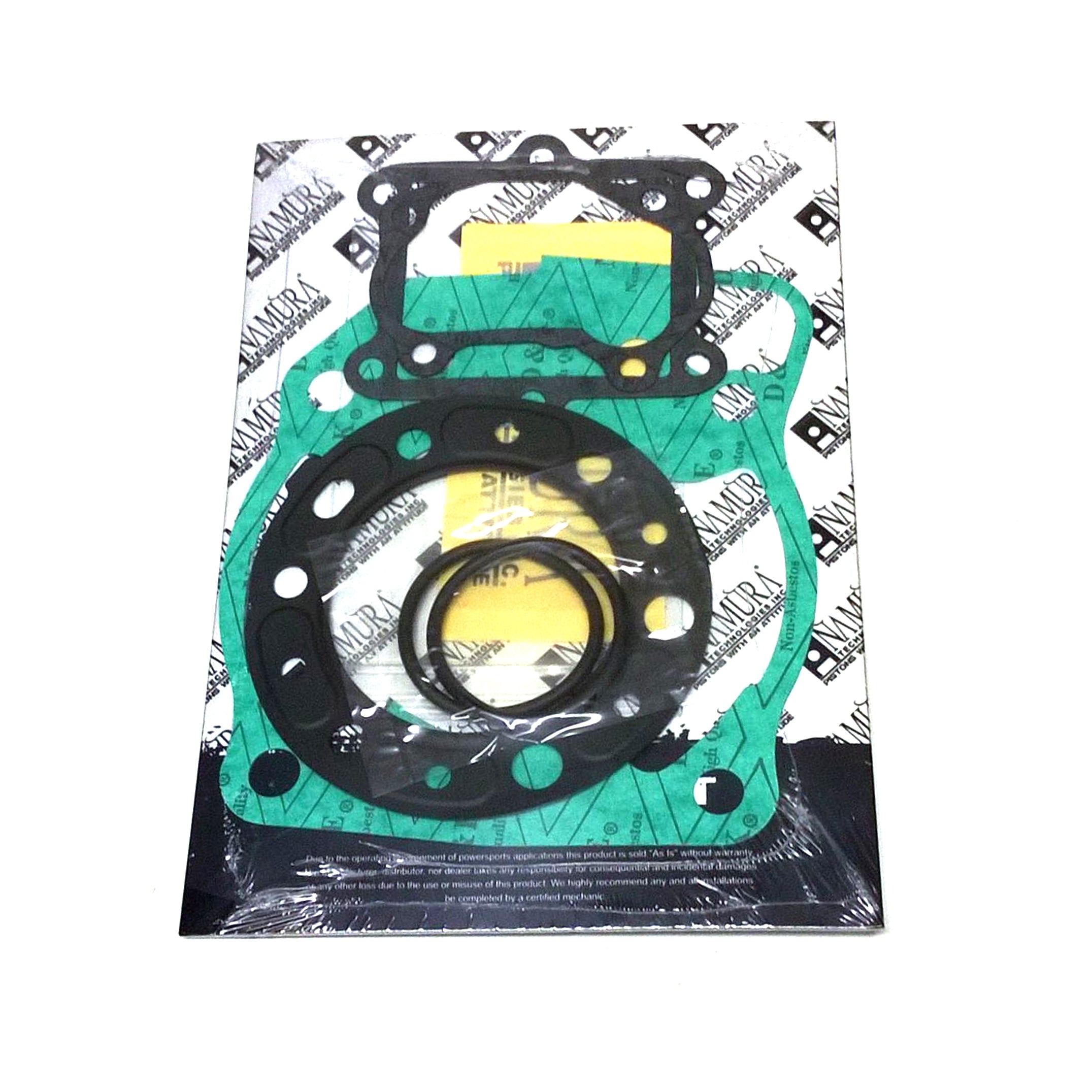 GASKET TOP SET 92-01 CR250, NAMURA NX-10025T HONDA MX, With Exhuast O-Rings