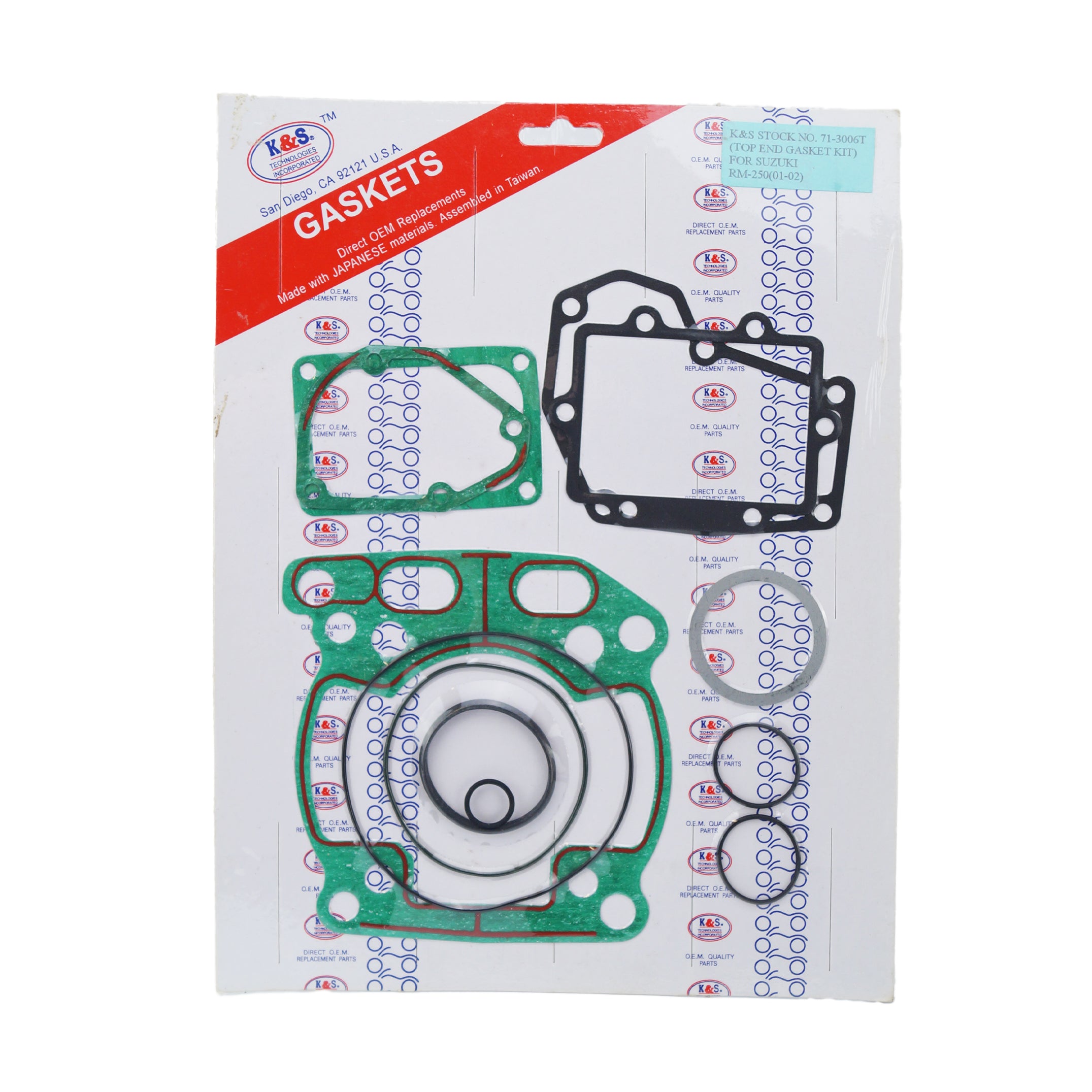 GASKET TOP SET 01-02 RM250