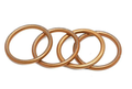4PCS EXHAUST GASKET COPPER 37X45X4 18291-MM5-860 18291-254-000