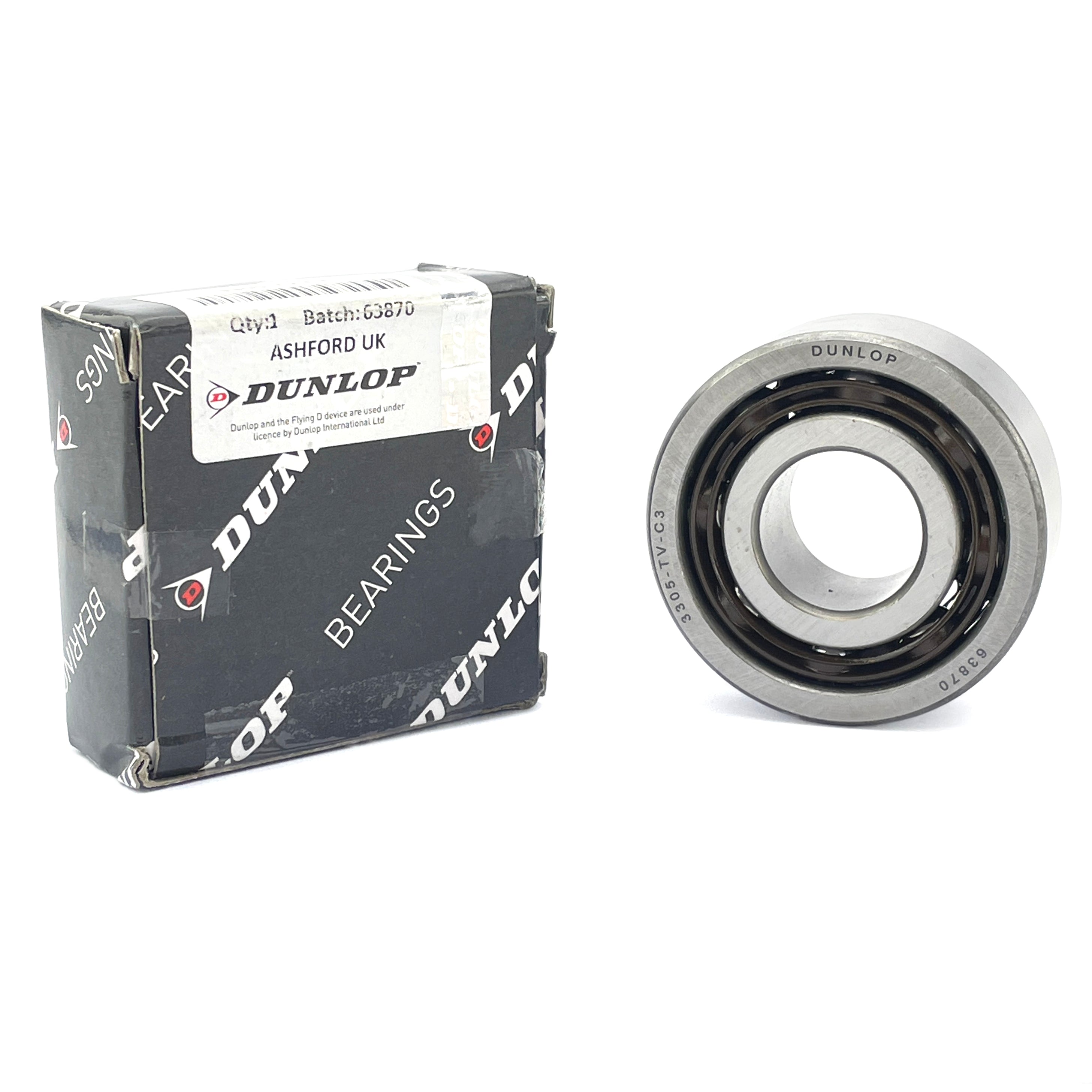 BEARING 3305 C3 TV OPEN DUNLOP 25x62x25.4 EACH