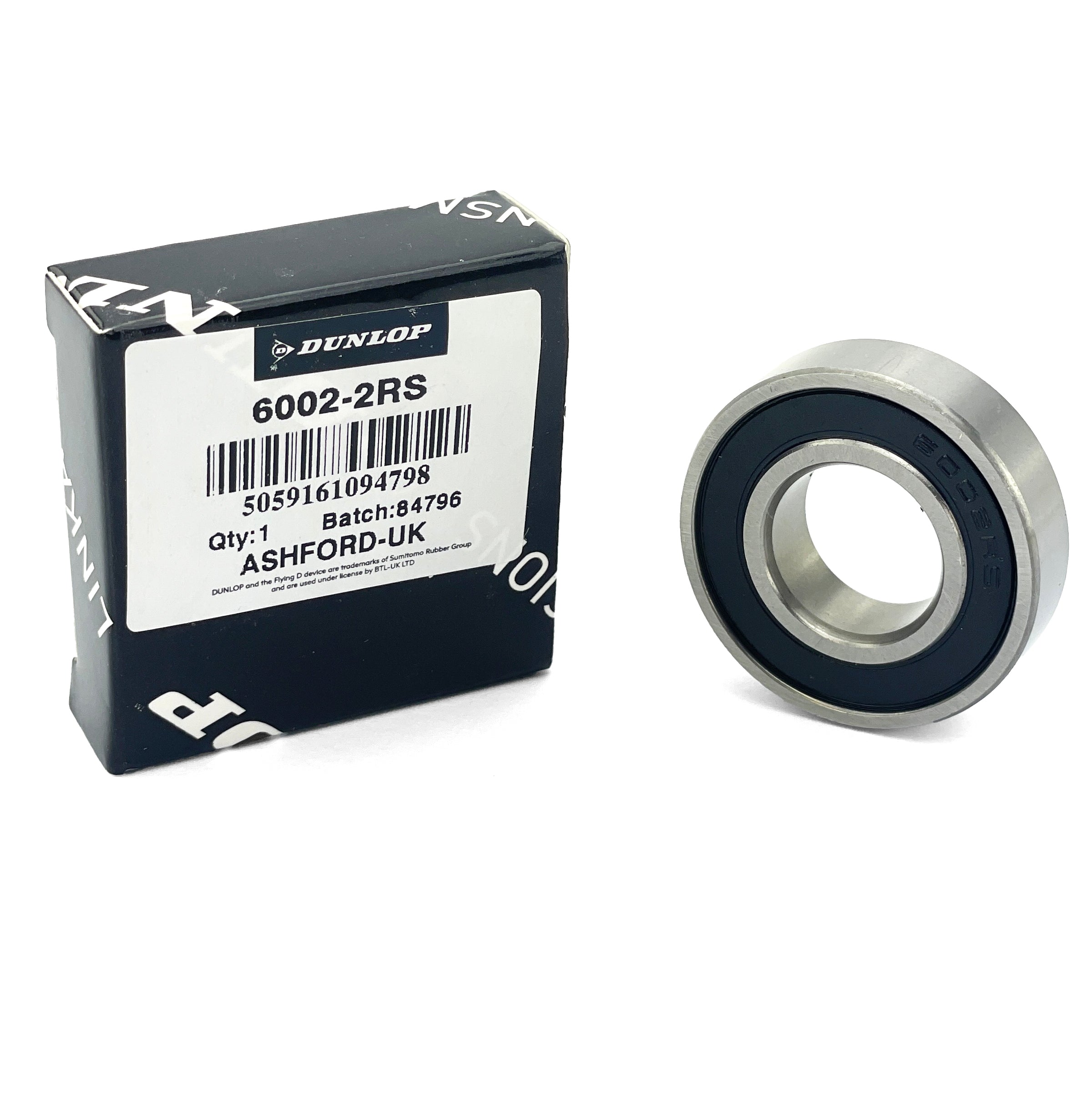 BEARING 6002 2RS DUNLOP 15x32x9 SEALED