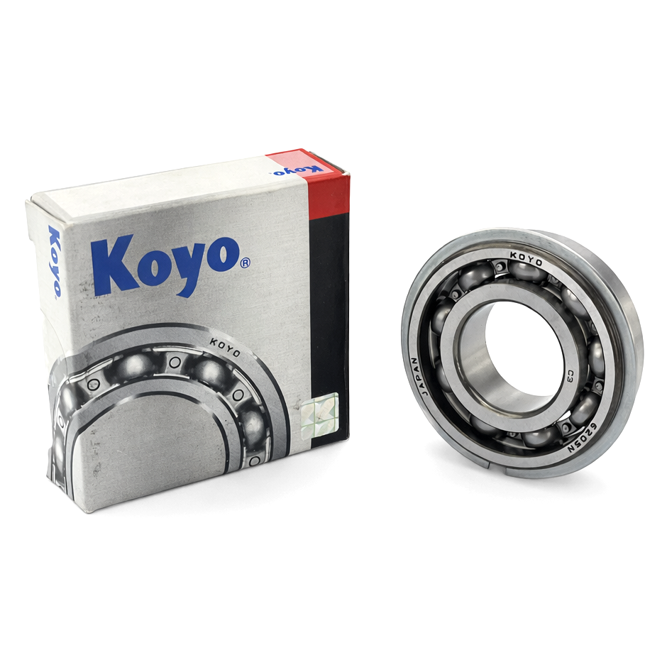 BEARING 6205 NR C3 KOYO 25x52x15 DEEP GROVED SNAP RING W/RING MADE IN JAPAN EACH