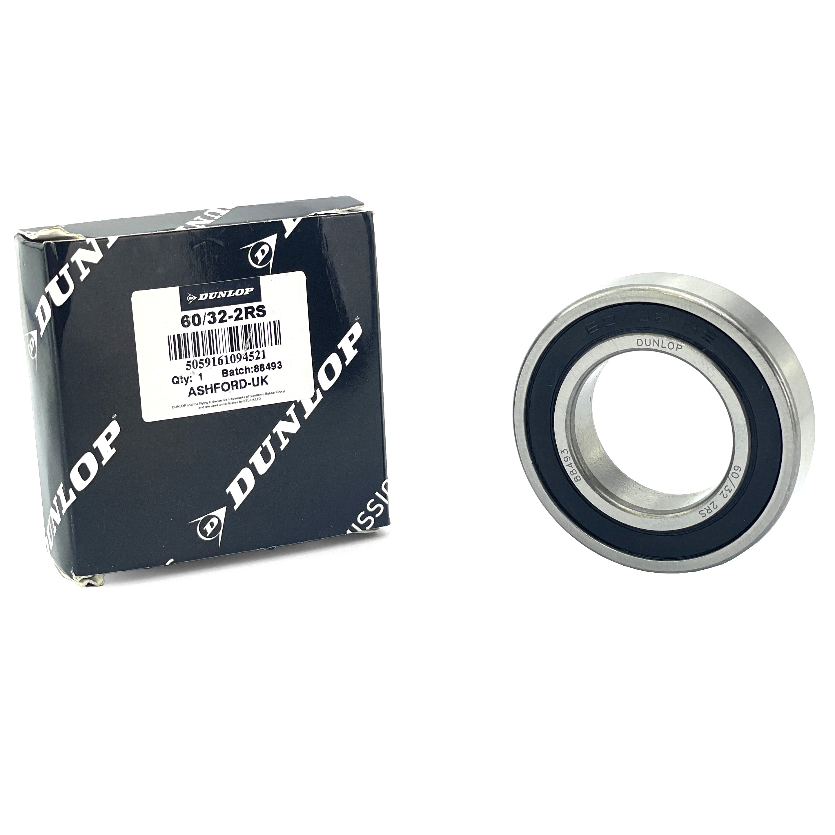 BEARING 60/32 2RS DUNLOP 32x58x13 SIZE SEALED