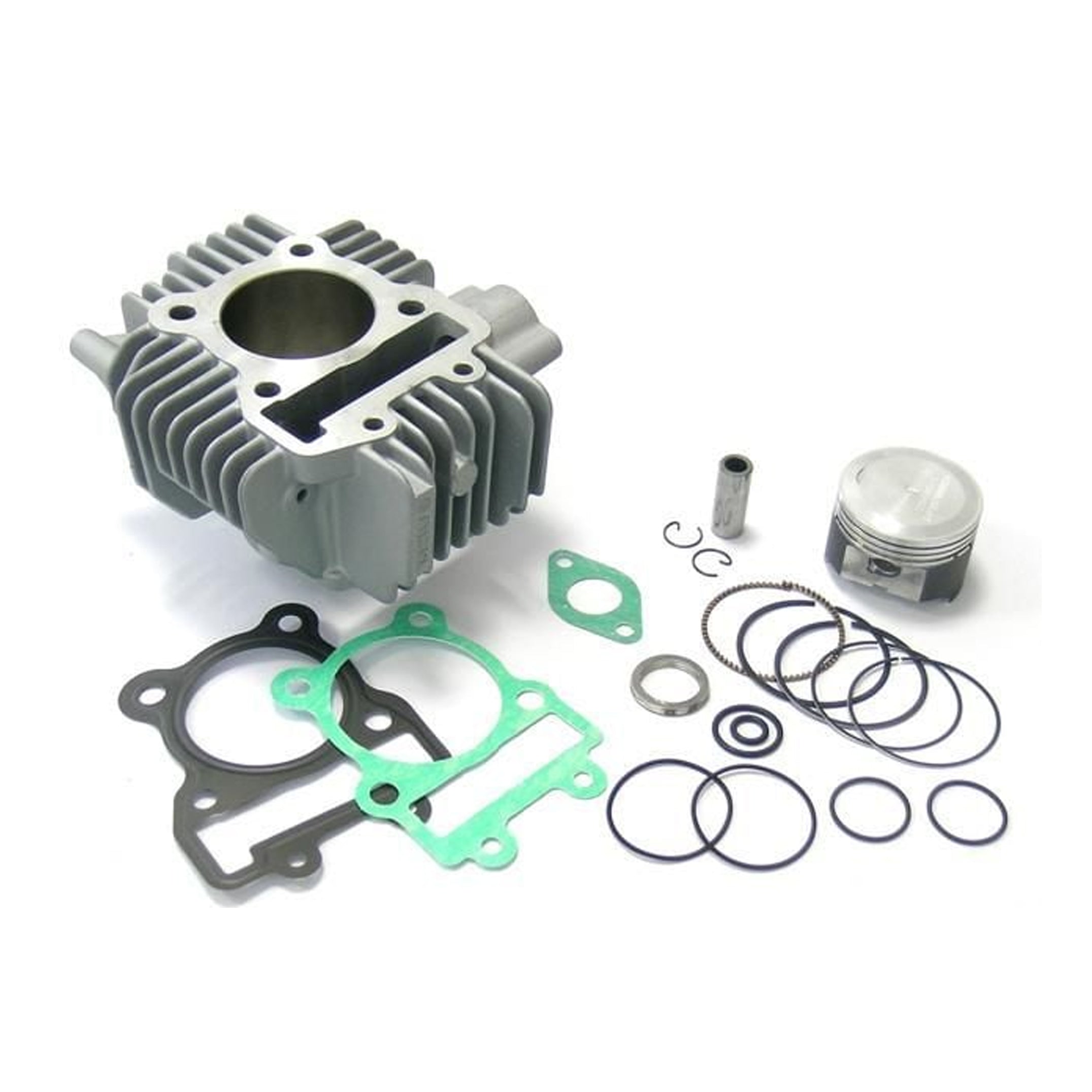 CYLINDER FULL KIT 57MM KLX 110/DR-Z 110 03-09, ATHENA P400250100005 130CC BIG BORE, (piston included)