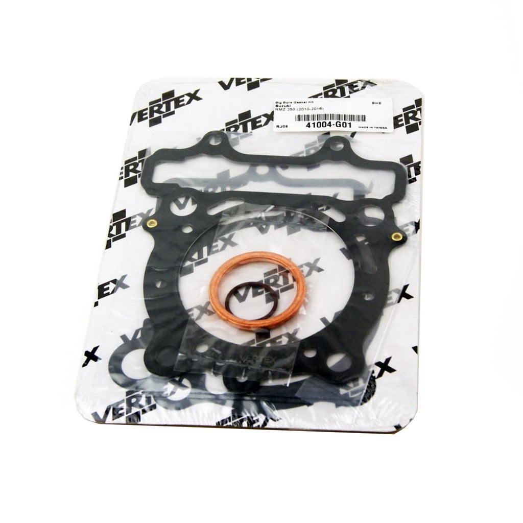 GASKET TOP KIT 10-18 RMZ250 80mm, WORKS 41004-G01 BIG BORE +3mm