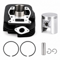 CYLINDER KIT 78-81 SUZUKI TS C 185 64mm PISTON GASKET TOP END 11210-29900