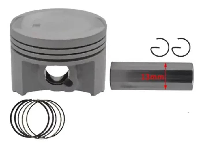 PISTON KIT 52.9mm 0.5 O/S HONDA CBF125 SDH125-51 WH125-7 WH125-8 13mm PIN