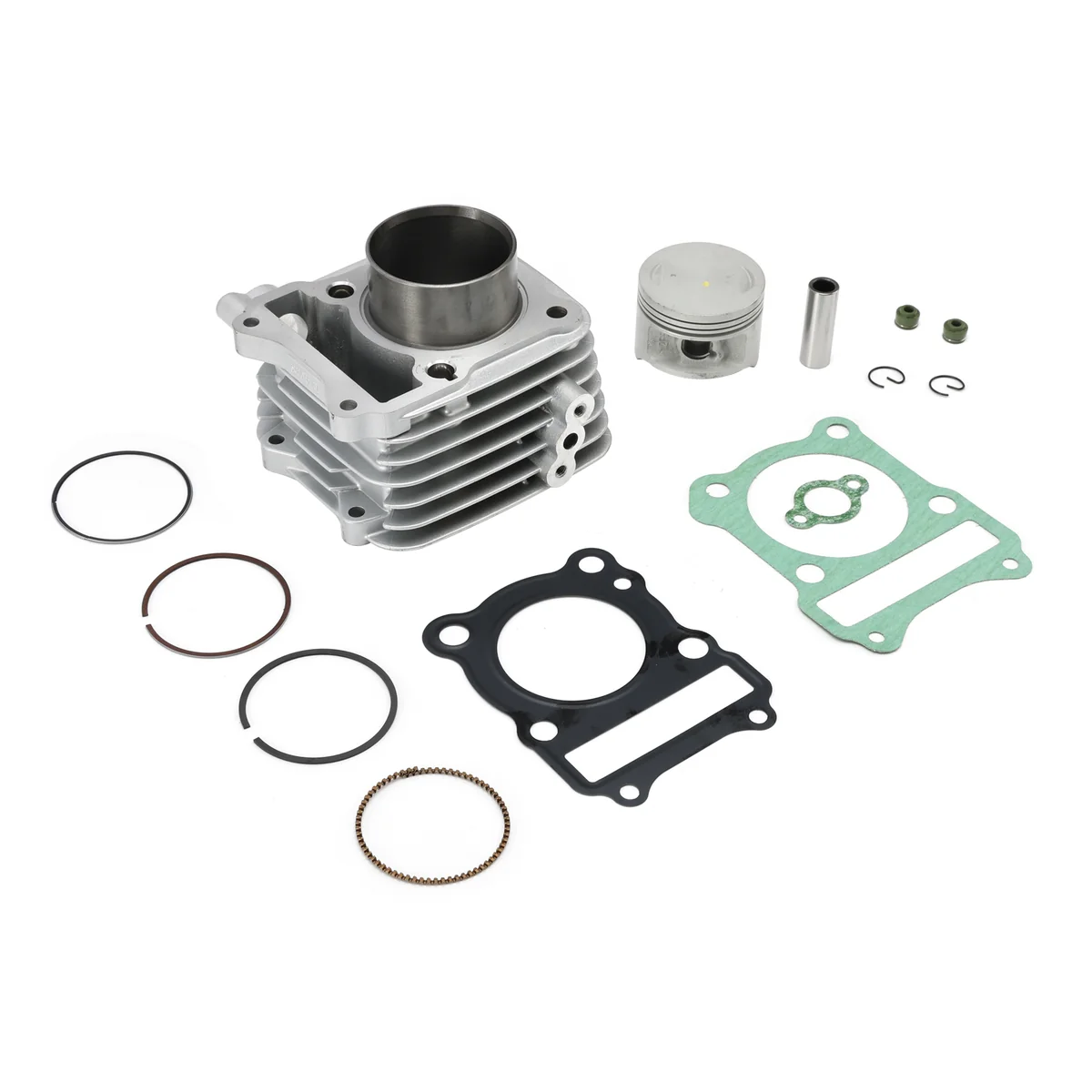 CYLINDER PISTON REBUILD KIT 01-19 SUZUKI DR EN GN GS GZ 125 STD 57mm FLAT SLS 11210-05211-0F0