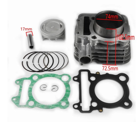 Big Bore Cylinder & Piston Kit with Gasket Set Yamaha XT YS YBR 250 1S4-11311-00-A0 1S4-11311-01-A0