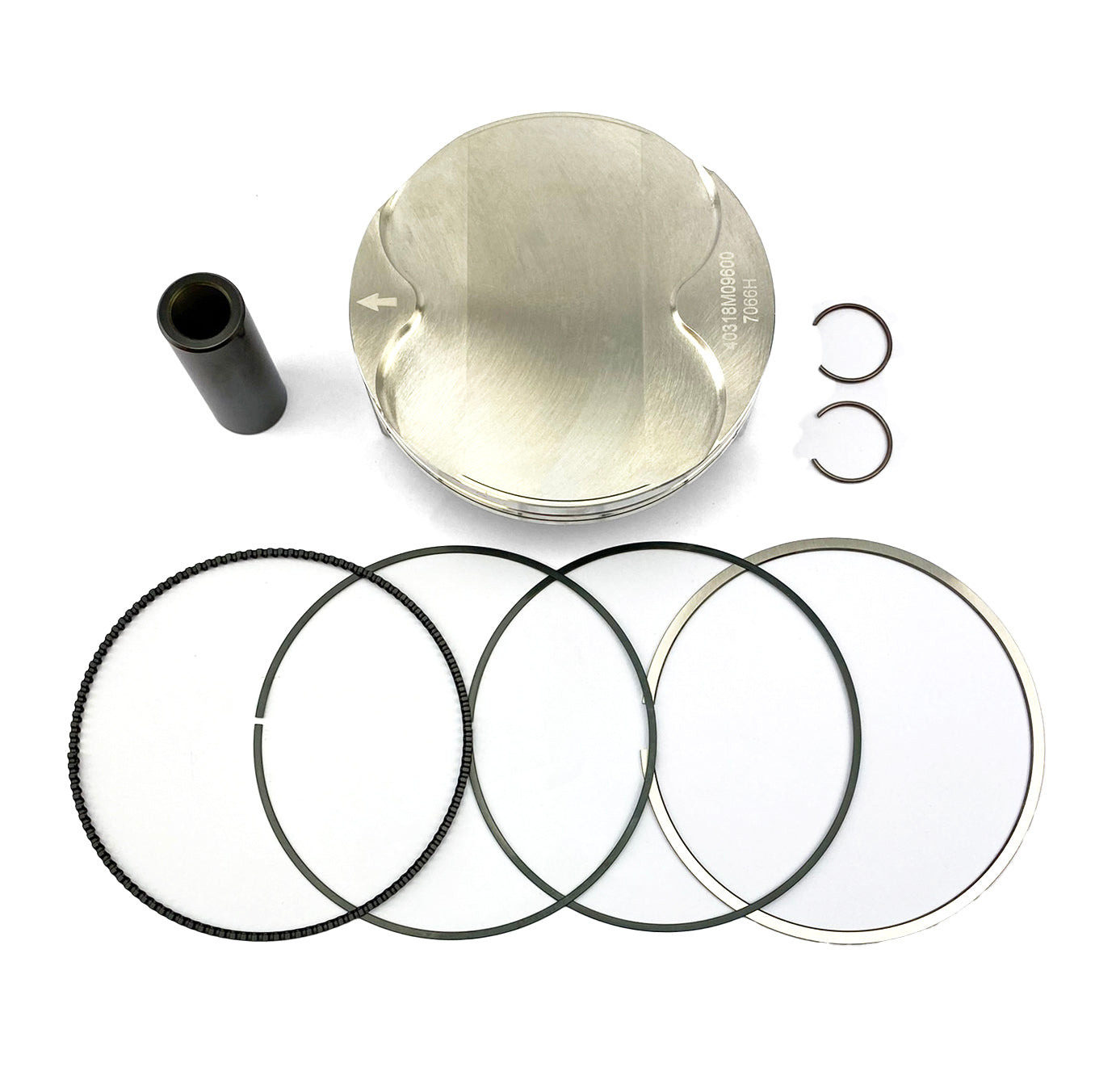 PISTON KIT 2024-26 KX450 96mm B, WISECO W40318M09600