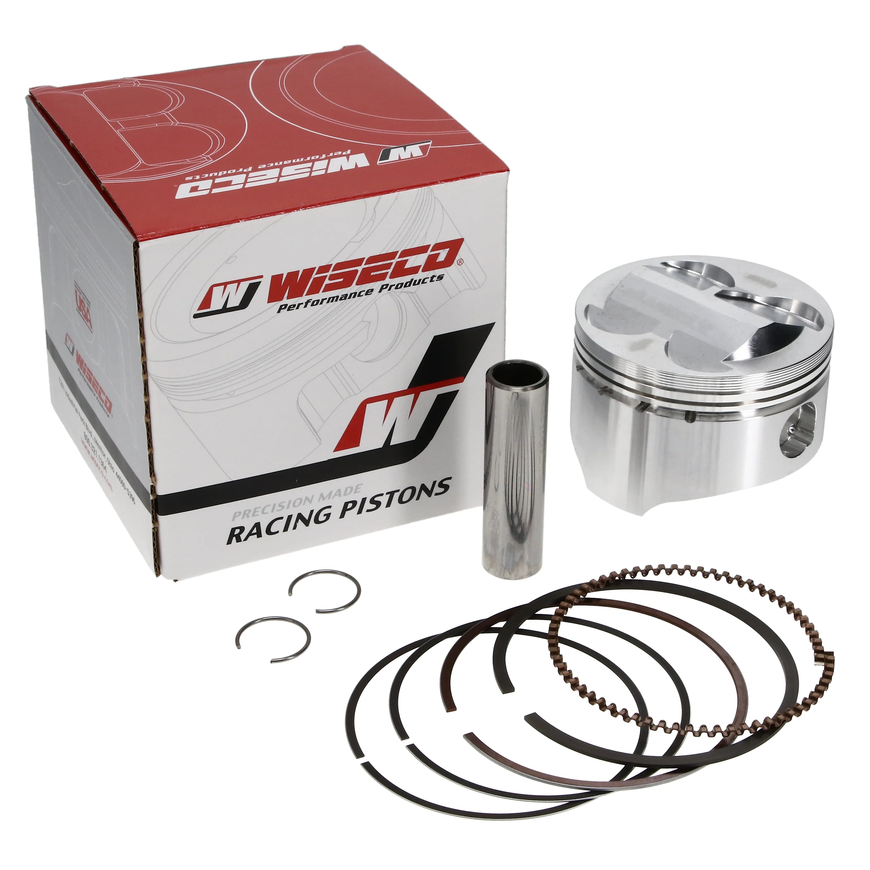 PISTON KIT 87-92 TRX250X 74.00, WISECO 4440M07400 HONDA ATV