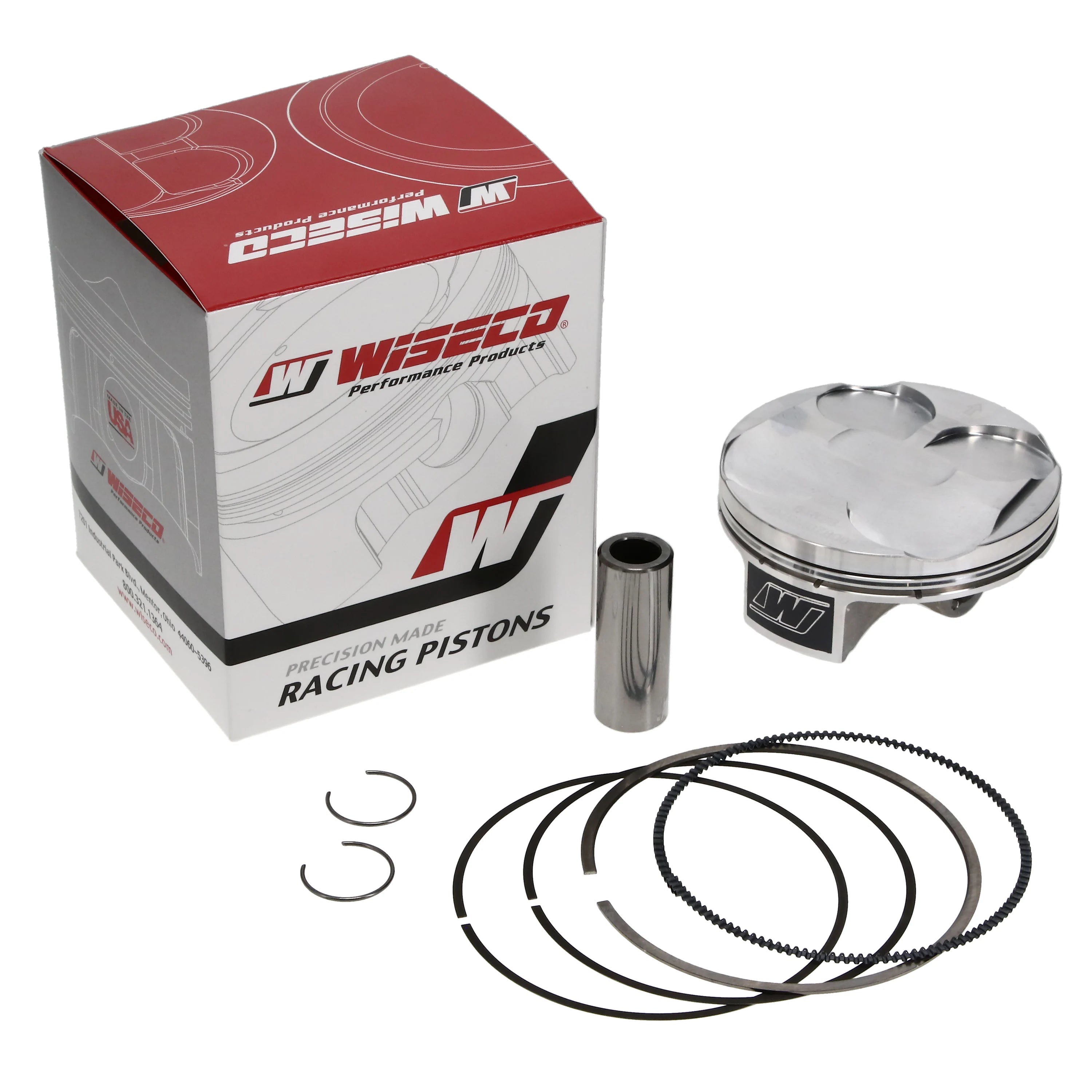 PISTON KIT A 08-09 CRF250R 78mm, WISECO 4949M07800A HONDA MX