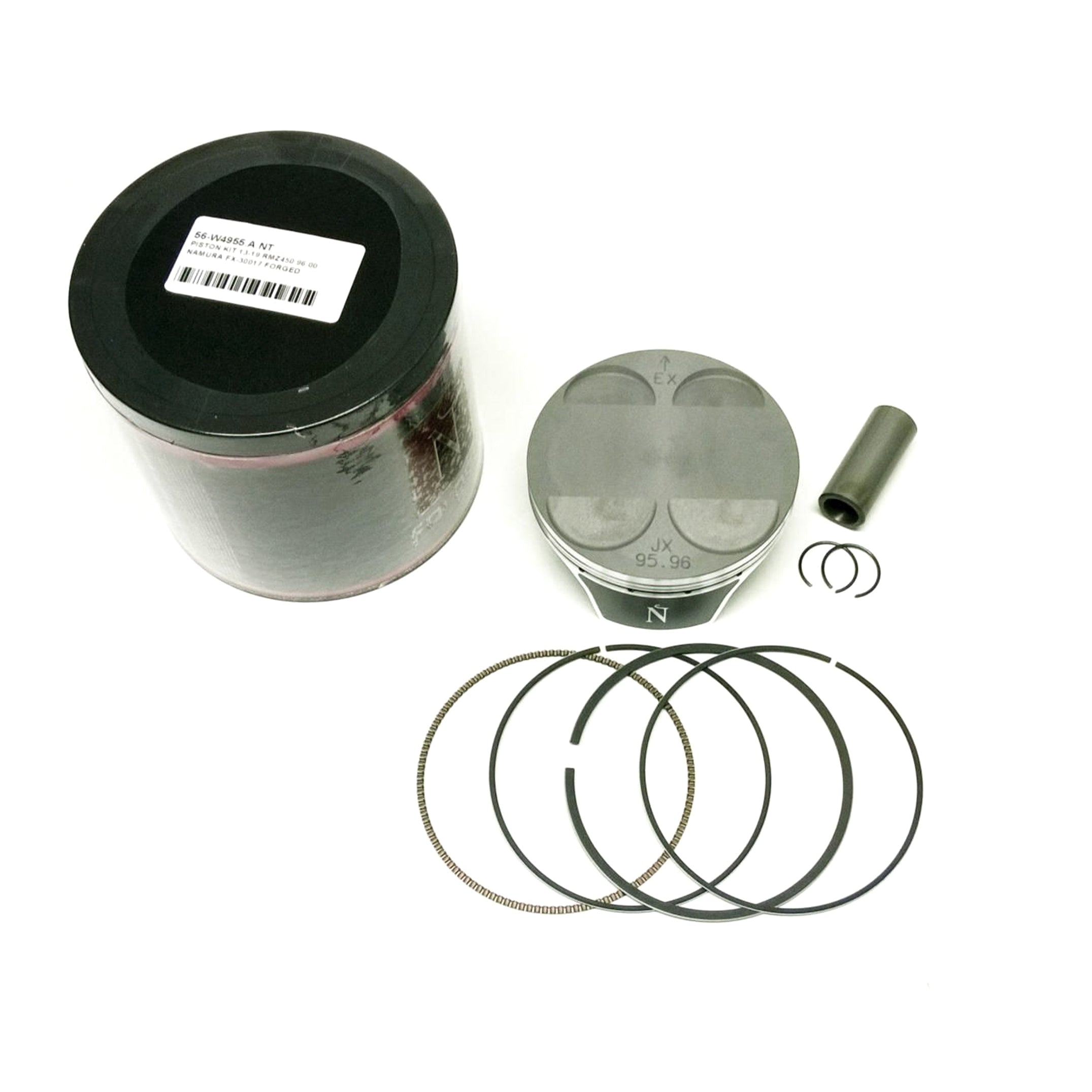 PISTON KIT 13-24 RMZ450 96.00, NAMURA FX-30017 FORGED