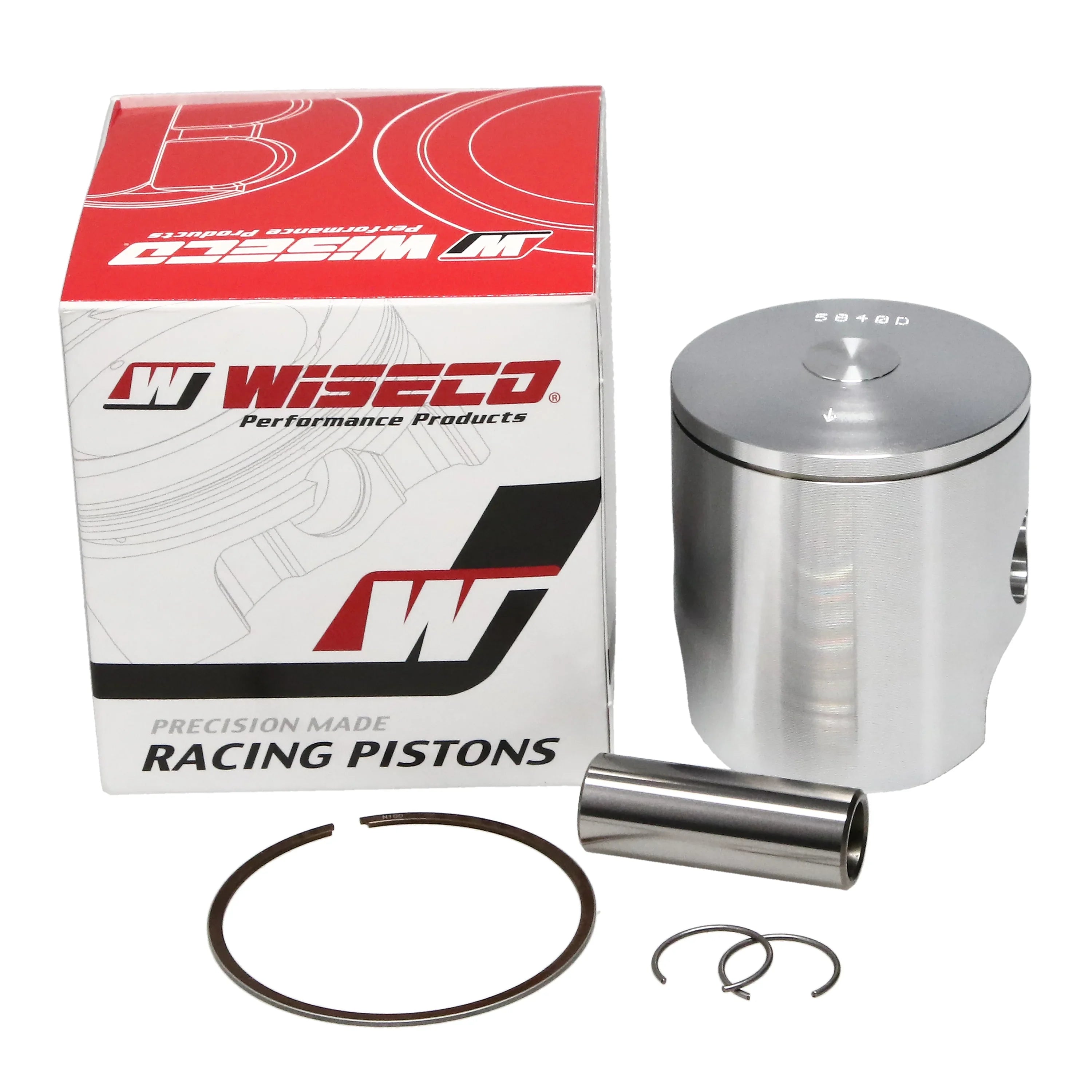 PISTON KIT 88-89 CR125 55.50, WISECO 564M05550 Pro-Lite