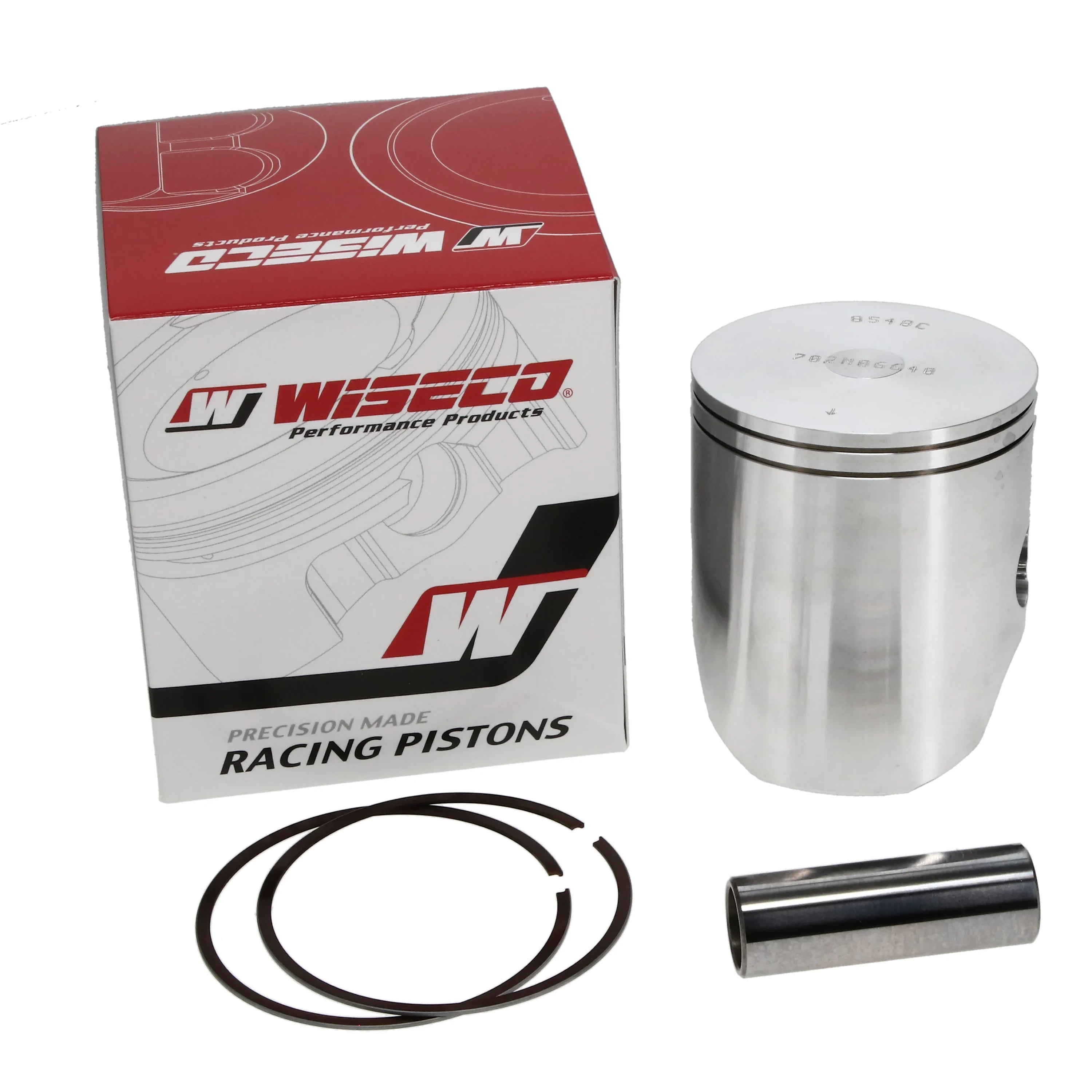 PISTON KIT 95-01 CR250 66.40 C Pro-Lite FLAT, TOP 2-RING 702M06640C WISECO