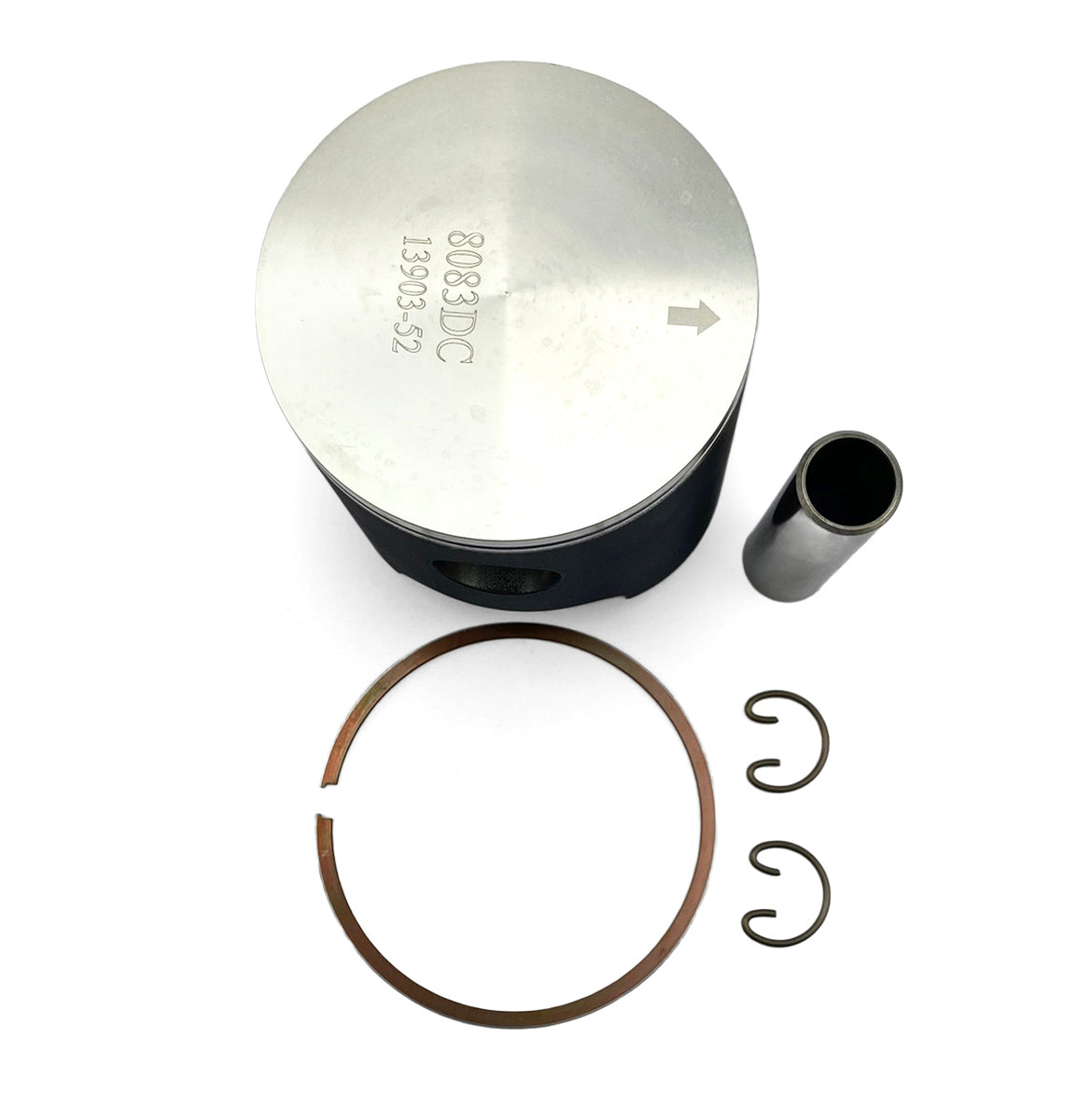 PISTON KIT 96-97 KTM360 78.00, WOSSNER 8083DC FORGED