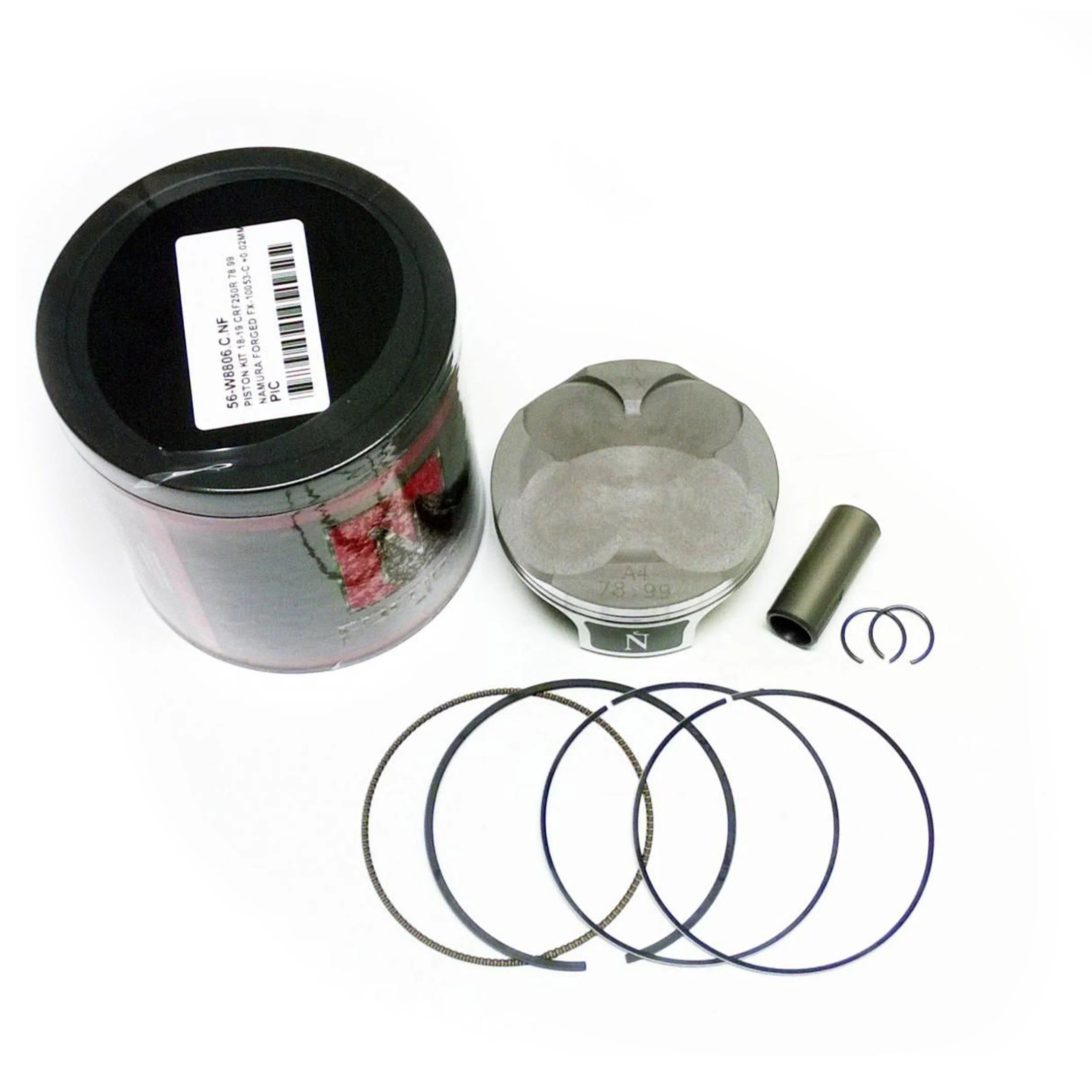 PISTON KIT 18-19 CRF250R 78.99, NAMURA FORGED FX-10053-C +0.02MM