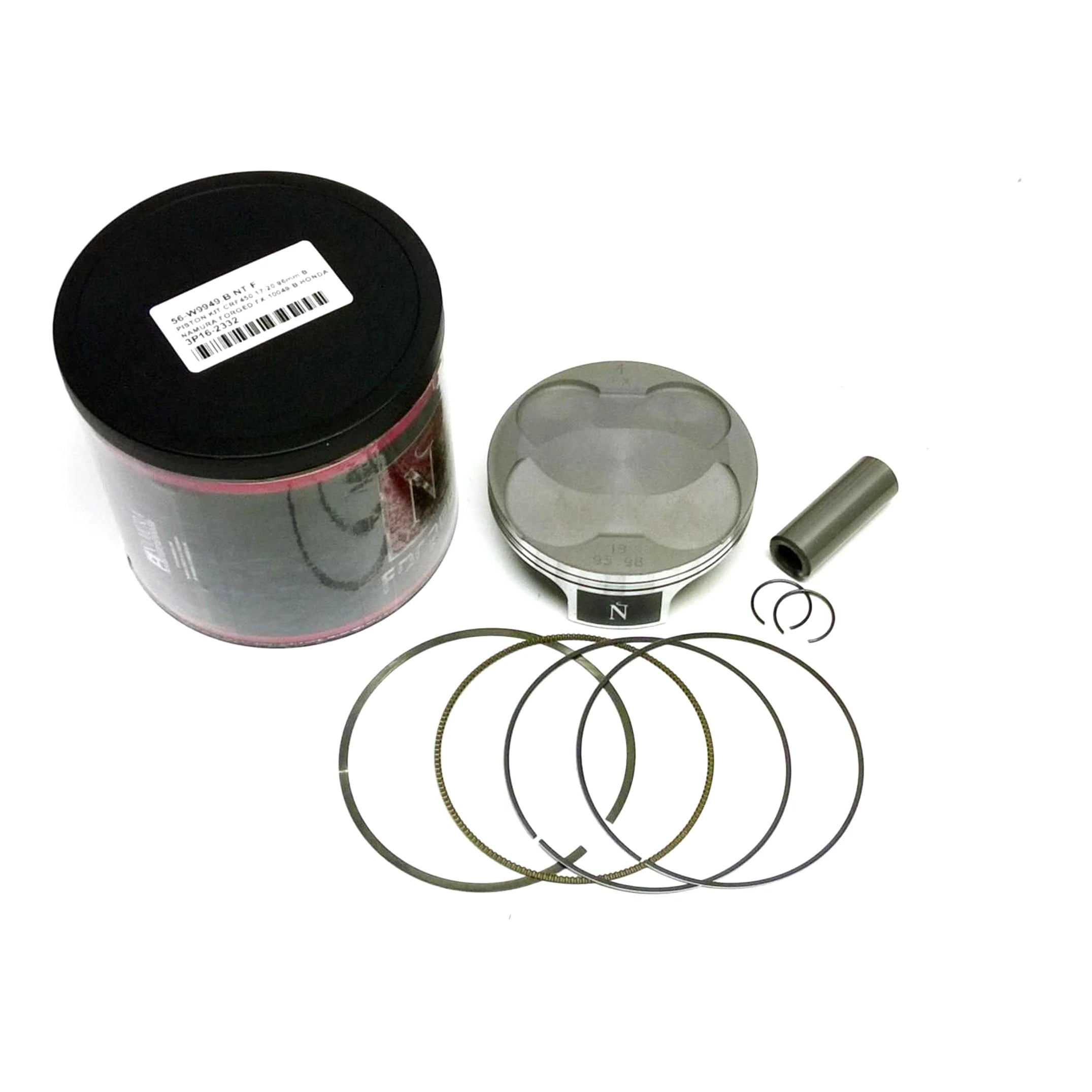 PISTON KIT CRF450 17-20 96mm C, NAMURA FORGED FX-10049-C HONDA