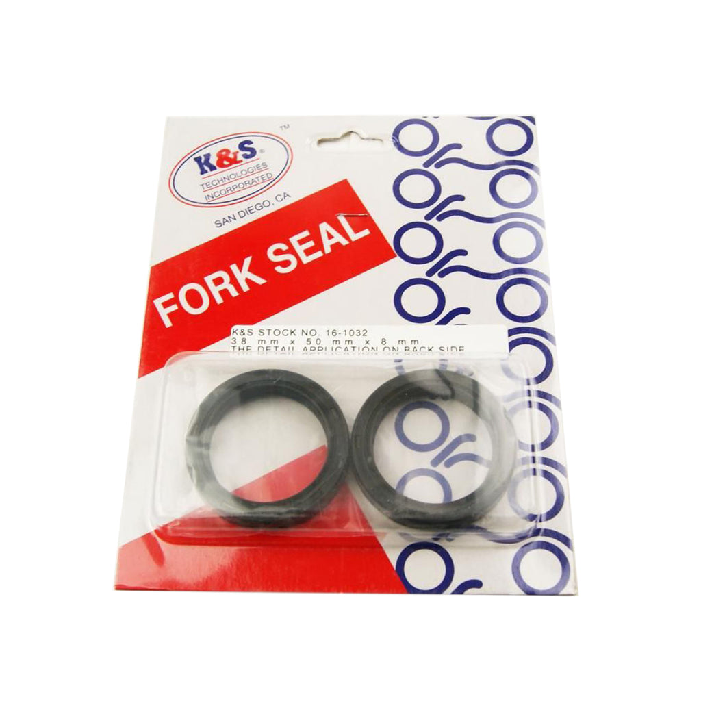 FORK OIL SEAL SET 38x50x8, K&S 16-1032